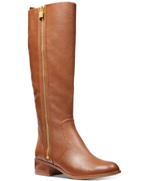 Michael Michael Kors Frenchie Leather Tall Riding Boots 